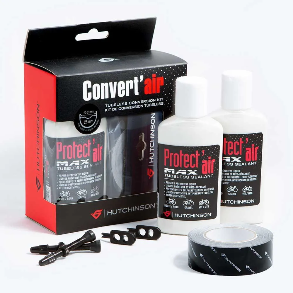 Hutchinson Tubeless 25 Mm Konverteringssett, Black, One Size