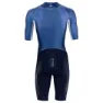 HUUB Anemoi Aero +flatlock Kortermet Trisuit male, Black / aqua
