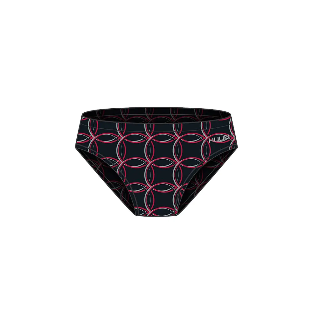 HUUB Brownlee Ali Badetrusser male, Black / red