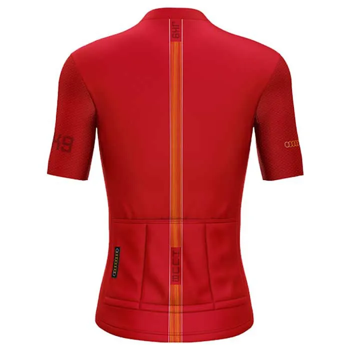 HUUB Jason Kenny Kort Ermet Trøye, Cherry red, XXL HUUB Jason Kenny Kort Ermet Trøye, Cherry red, XXL