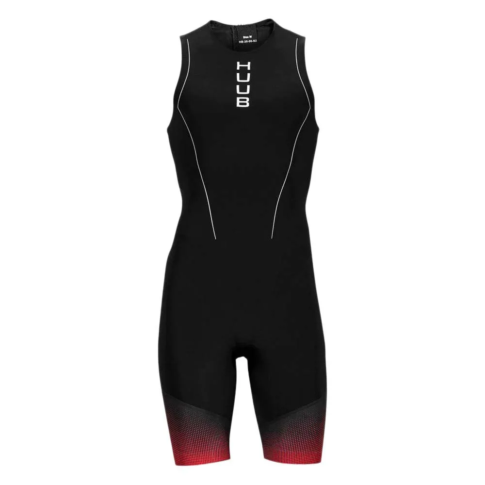 HUUB Race Ermeløs Triatlon-drakt male, Black / red HUUB Race Ermeløs Triatlon-drakt male, Black / red