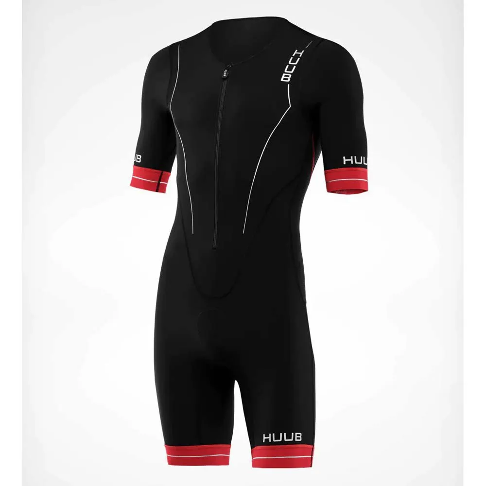 HUUB Raceline Kortermet Trisuit male, Black / red HUUB Raceline Kortermet Trisuit male, Black / red