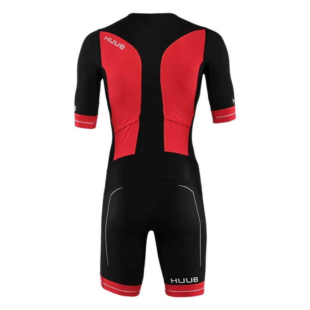 HUUB Raceline Kortermet Trisuit male, Black / red HUUB Raceline Kortermet Trisuit male, Black / red