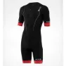 HUUB Raceline Kortermet Trisuit male, Black / red
