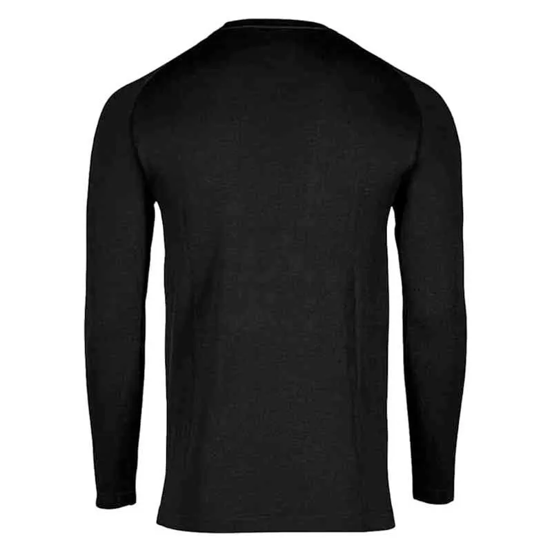 HUUB Seamfree Langarmet T-skjorte male, Black, S