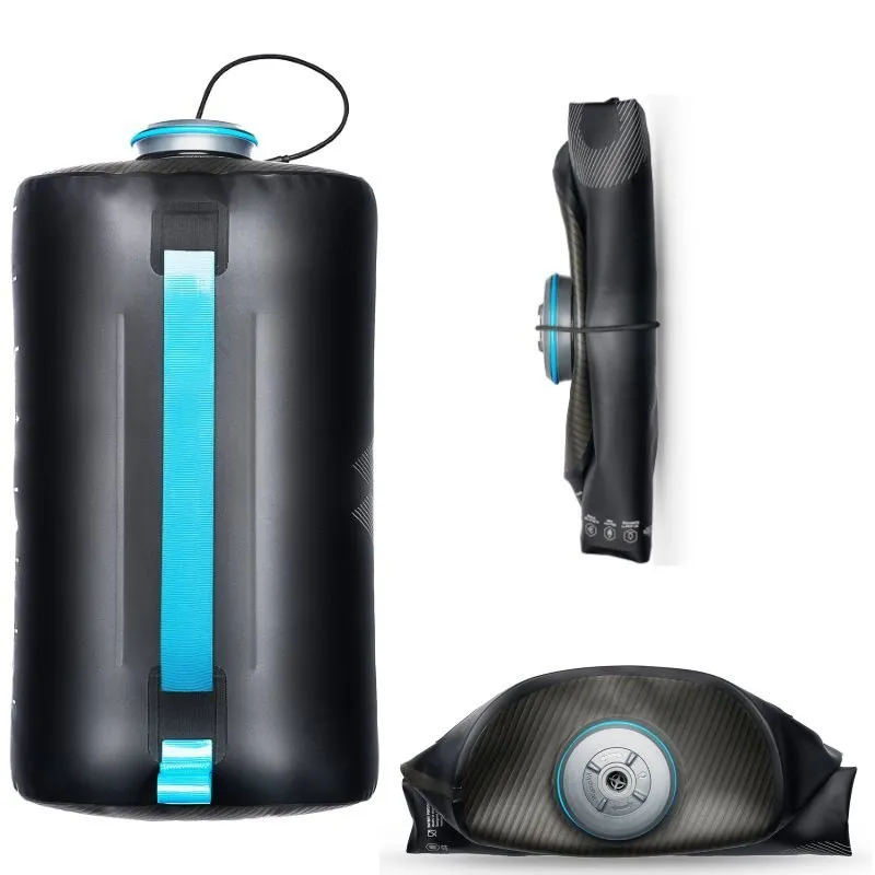 Hydrapak Expedition 8l Myk Flaske, Black, One Size