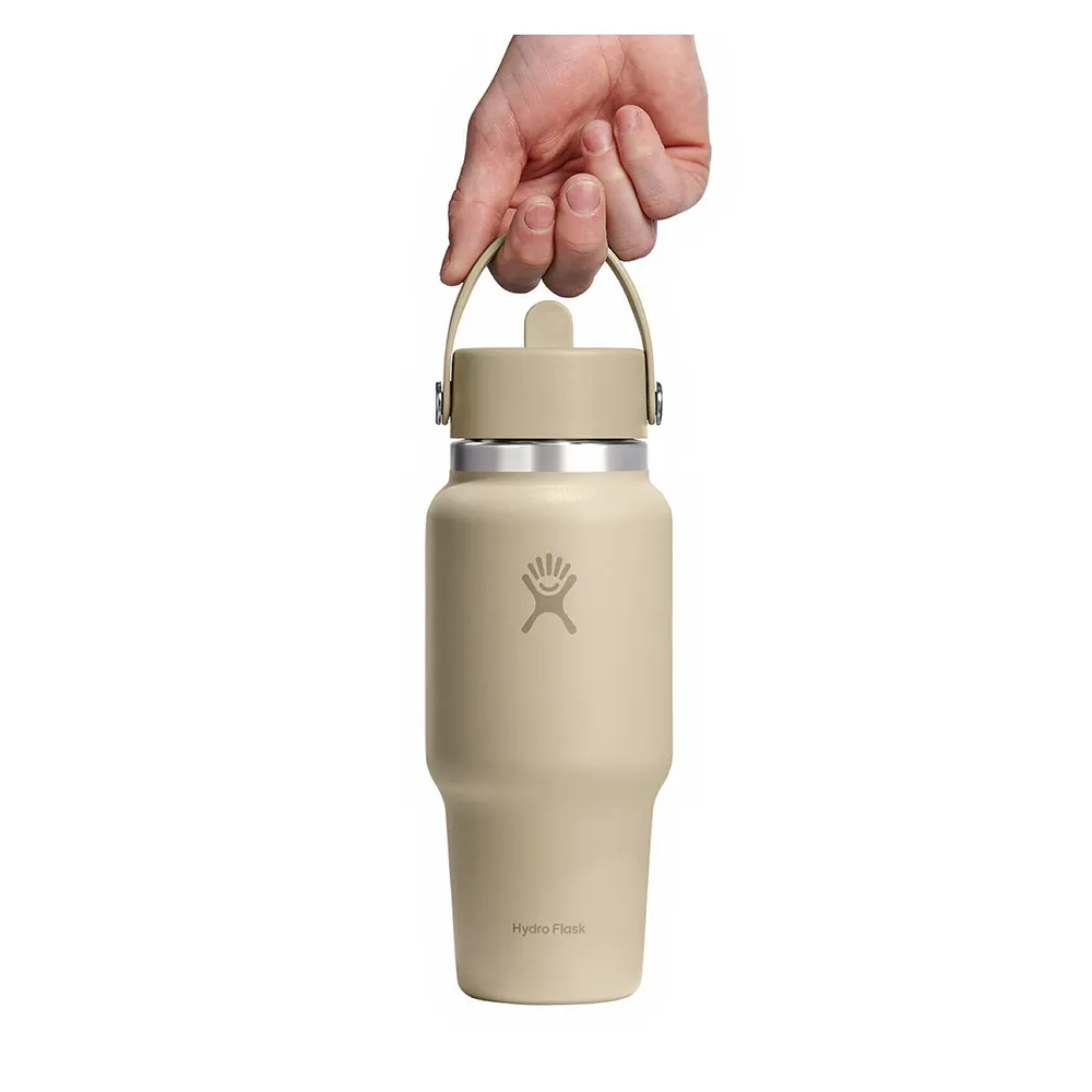 Hydro Flask Wide Flex Straw Travel 947ml Termosflaske, Oat, One Size