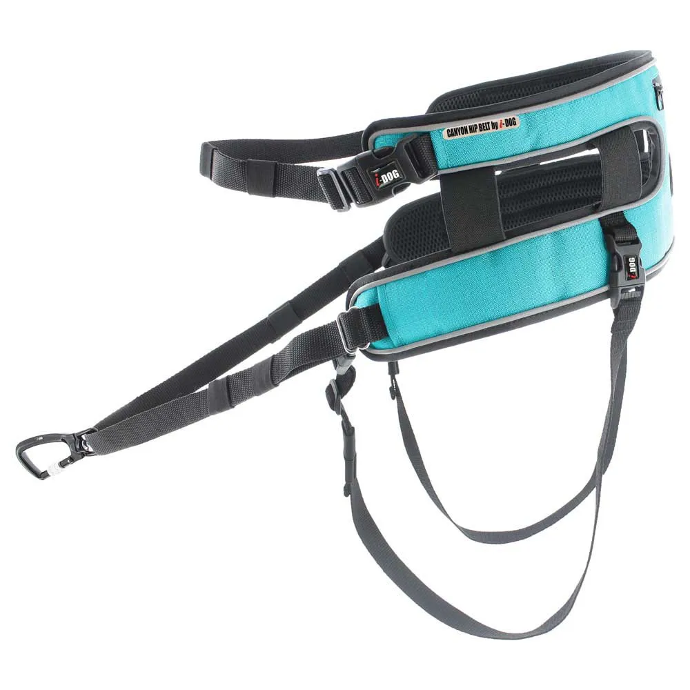 I-dog Canicross Canyon Alm Hundesele, Blue, One Size