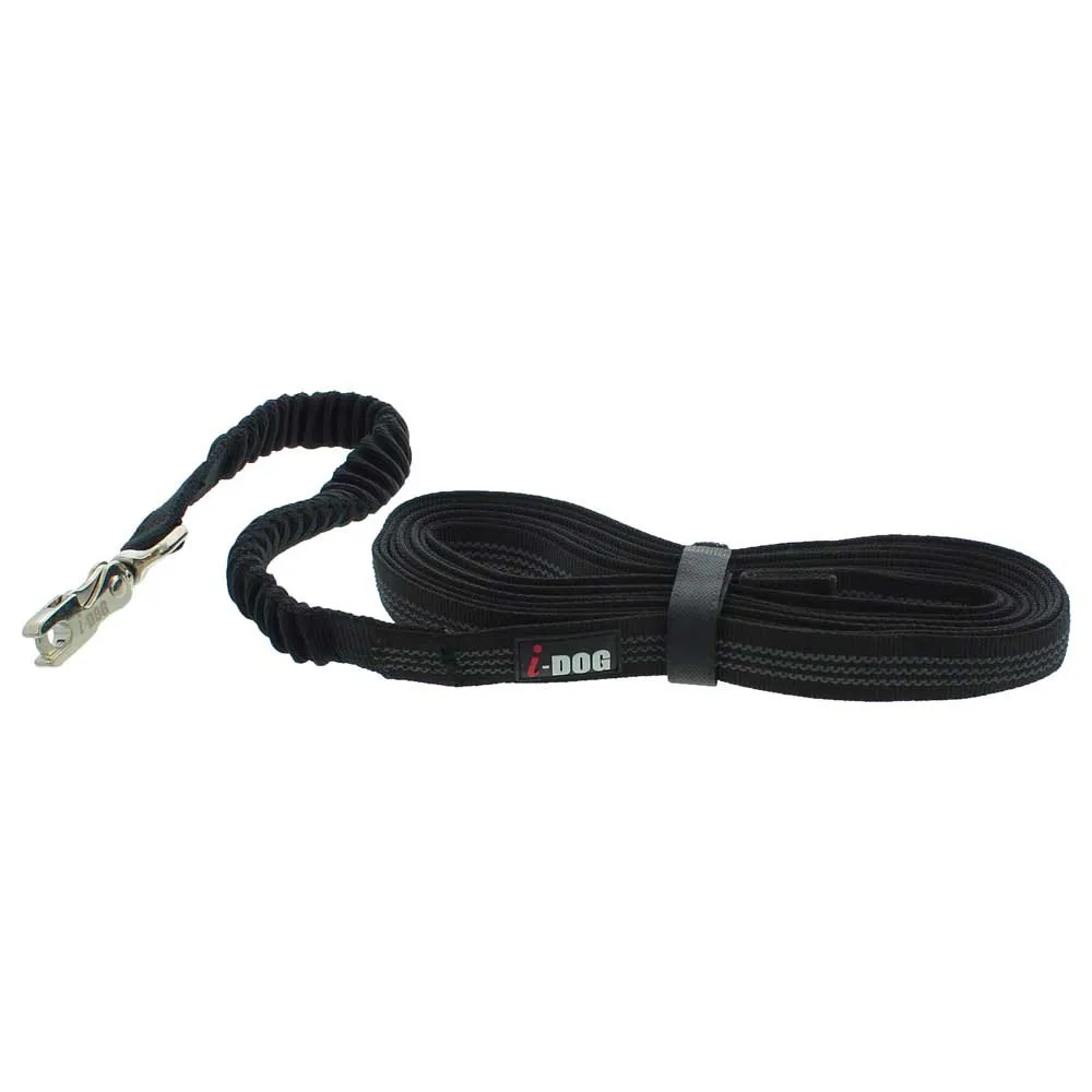 I-dog Confort 5 M Hundebånd, Black, 500cm