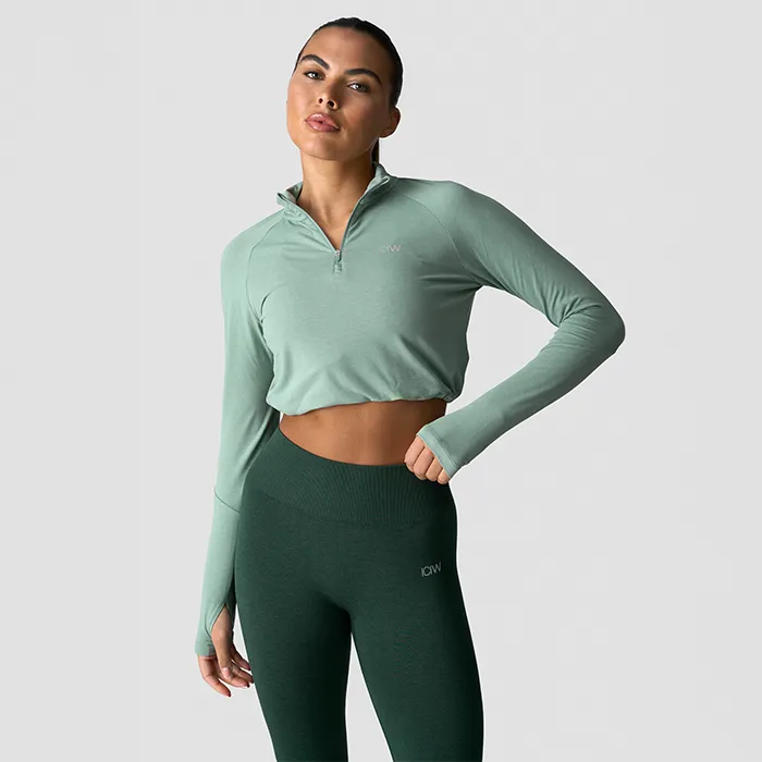 ICANIWILL Define Kort 1/4 Zip Genser