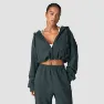 ICANIWILL Everyday Cropped Zip Hoodie Wmn