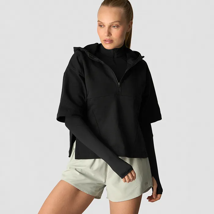 ICANIWILL Mid Sleeve Hoodie Wmn