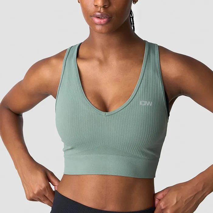 ICANIWILL Ribbet Seamless Cropped Trenings-topp