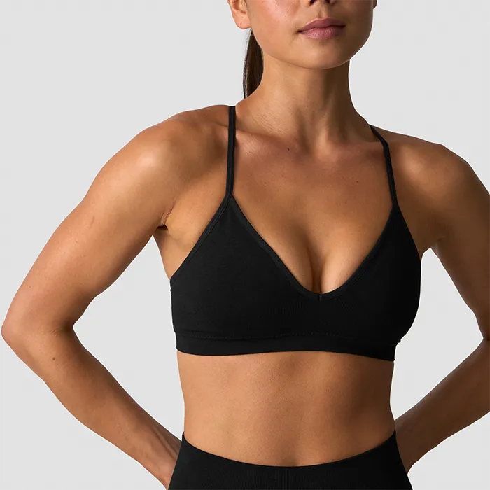 ICANIWILL Smooth Seamless Sports-BH, Svart 2