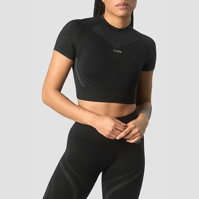 ICANIWILL Ultra Seamless Cropped T-shirt Wmn