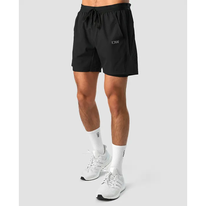 ICANIWILL Workout 2-in-1 Shorts, Svart