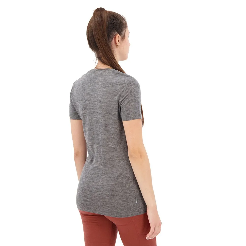 Icebreaker 150 Tech Lite Ii Aotearoa Merino Kortarmet T-skjorte, Gritstone heather