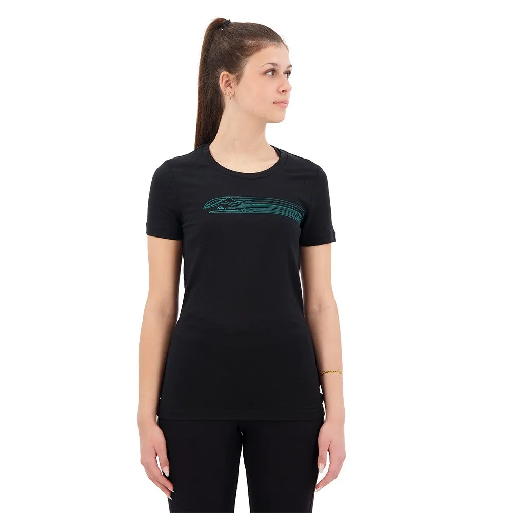 Icebreaker 150 Tech Lite Ii Camping Lines Merino Kortarmet T-skjorte Icebreaker 150 Tech Lite Ii Camping Lines Merino Kortarmet T-skjorte