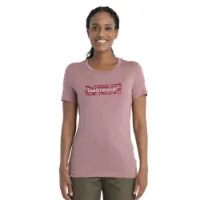 Icebreaker 150 Tech Lite Ii Iceb Logo Camo Merino Kortarmet T-skjorte
