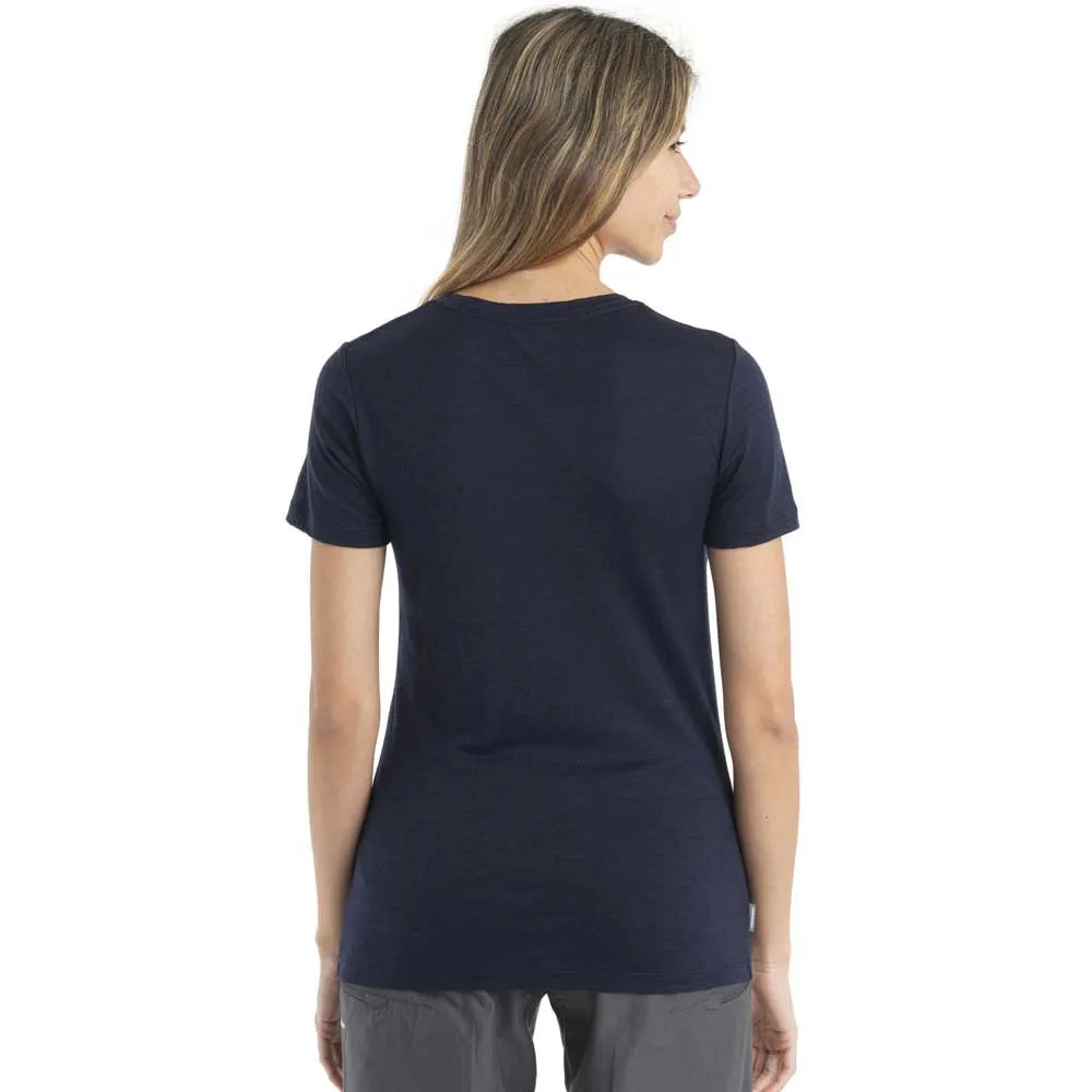 Icebreaker 150 Tech Lite Ii Mountain Stro Merino Kortarmet T-skjorte, Midnight navy Icebreaker 150 Tech Lite Ii Mountain Stro Merino Kortarmet T-skjorte, Midnight navy