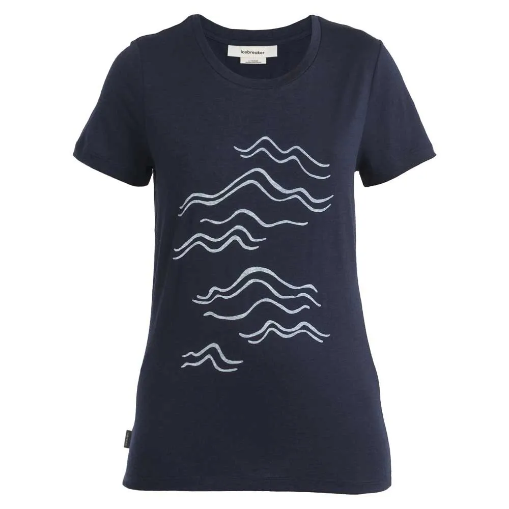 Icebreaker 150 Tech Lite Ii Mountain Stro Merino Kortarmet T-skjorte, Midnight navy Icebreaker 150 Tech Lite Ii Mountain Stro Merino Kortarmet T-skjorte, Midnight navy