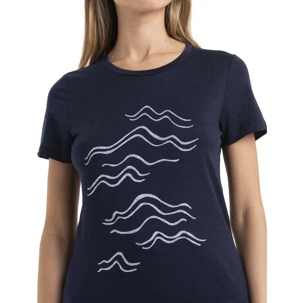 Icebreaker 150 Tech Lite Ii Mountain Stro Merino Kortarmet T-skjorte, Midnight navy Icebreaker 150 Tech Lite Ii Mountain Stro Merino Kortarmet T-skjorte, Midnight navy