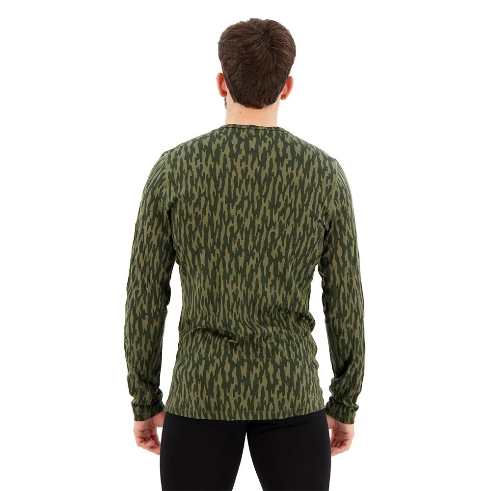 Icebreaker 200 Oasis Crewe Macro Forms Merino Langarmet Baselag