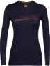 Icebreaker 200 Oasis LS Crewe Ws, Midnight navy