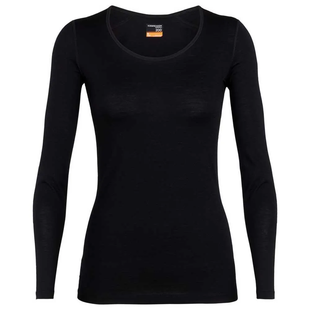 Icebreaker 200 Oasis Scoop Merino Langarmet Baselag