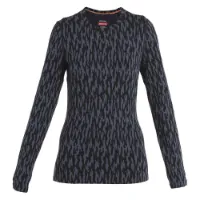 Icebreaker 260 Vertex Crewe Macro Forms Merino Langarmet Baselag Icebreaker 260 Vertex Crewe Macro Forms Merino Langarmet Baselag