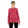 Icebreaker 260 Vertex Macro Forms Merino Langarmet Baselag, Crystal / electron pink / j