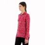 Icebreaker 260 Vertex Macro Forms Merino Langarmet Baselag, Crystal / electron pink / j