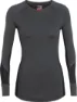 Icebreaker 260 Zone LS Crewe Ws, Jet heather/black