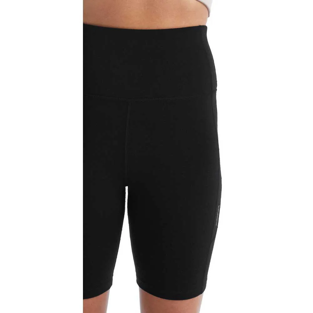 Icebreaker Fastray Merino Høytlivshorts Leggings, Black Icebreaker Fastray Merino Høytlivshorts Leggings, Black