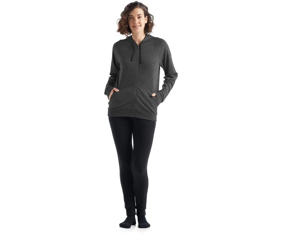 Icebreaker Helliers Terry LS Zip Hoodie Women