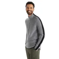 Icebreaker Lodge Half Zip Genser Icebreaker Lodge Half Zip Genser
