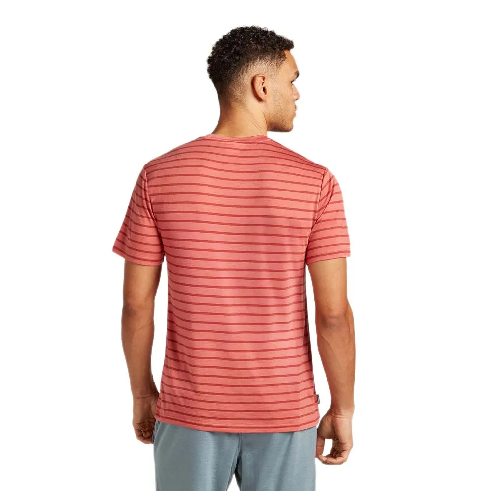 Icebreaker Merino 125 Cool Lite Drayden Stripe Kortarmet T-skjorte