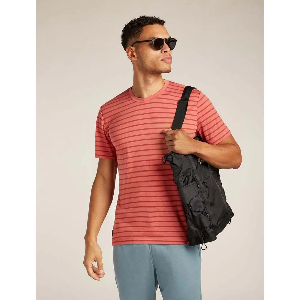 Icebreaker Merino 125 Cool Lite Drayden Stripe Kortarmet T-skjorte