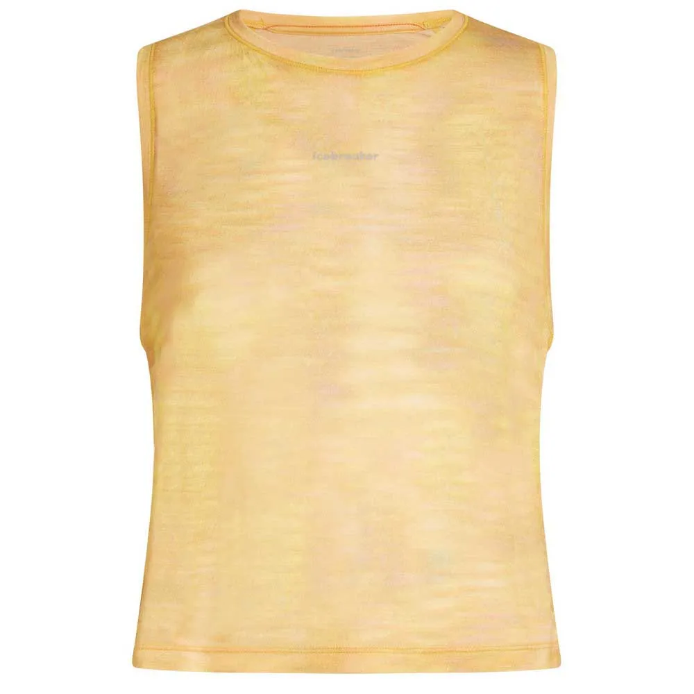 Icebreaker Merino 125 Cool Lite Speed Fusion Aop Ermeløs T-skjorte female