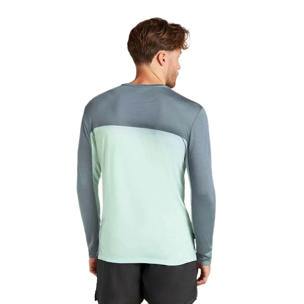 Icebreaker Merino 125 Cool Lite Sphere Colourblock Langarmet T-skjorte