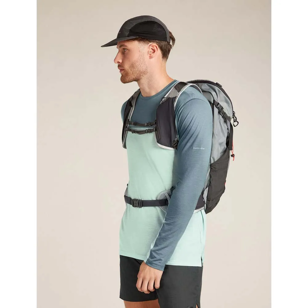 Icebreaker Merino 125 Cool Lite Sphere Colourblock Langarmet T-skjorte