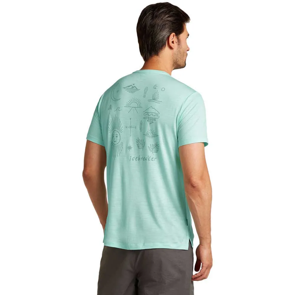 Icebreaker Merino 125 Cool Lite Sphere Explore Kortarmet T-skjorte