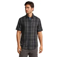 Icebreaker Merino 125 Cool Lite Steveston Plaid Kortarmet Skjorte