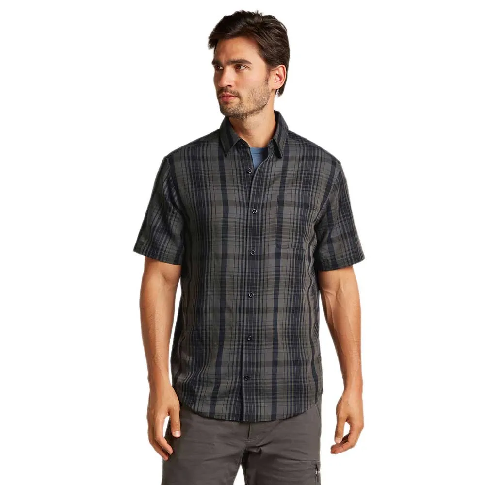 Icebreaker Merino 125 Cool Lite Steveston Plaid Kortarmet Skjorte