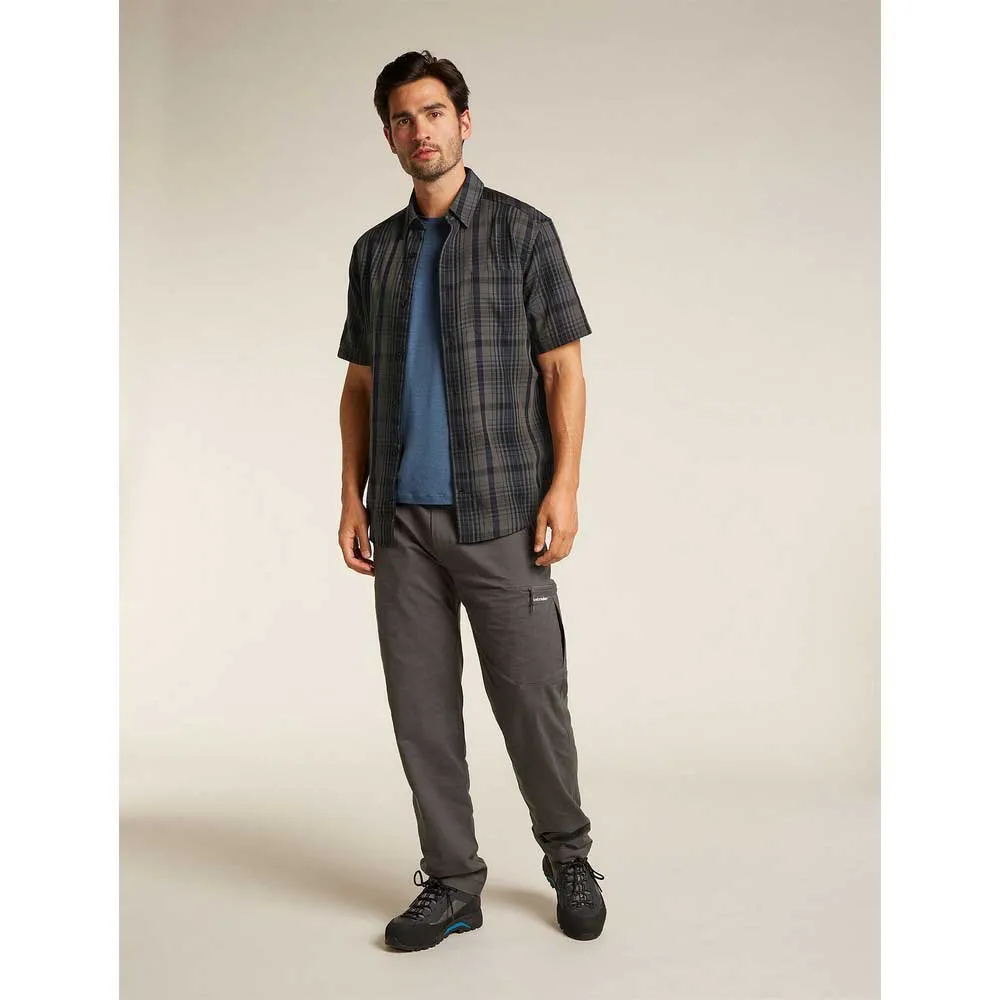 Icebreaker Merino 125 Cool Lite Steveston Plaid Kortarmet Skjorte