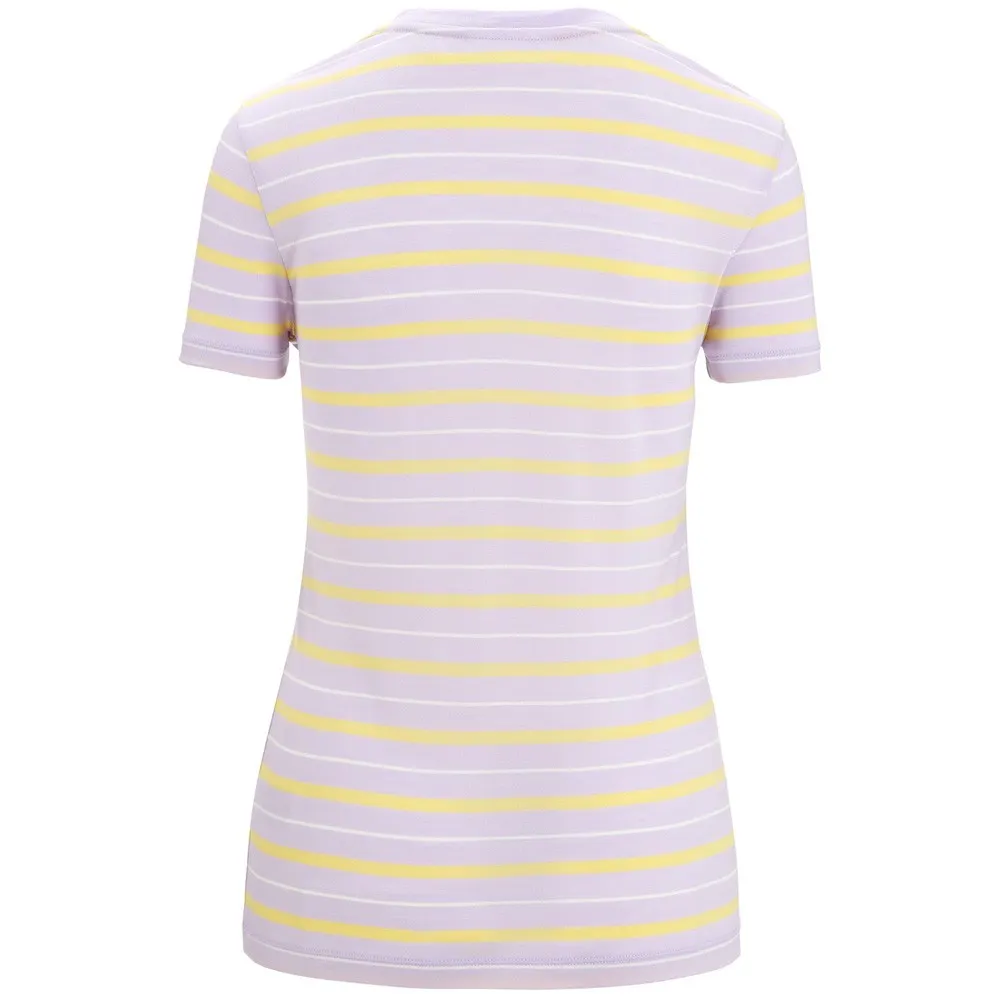 Icebreaker Merino 125 Cool Lite Wave Stripe Kortarmet T-skjorte
