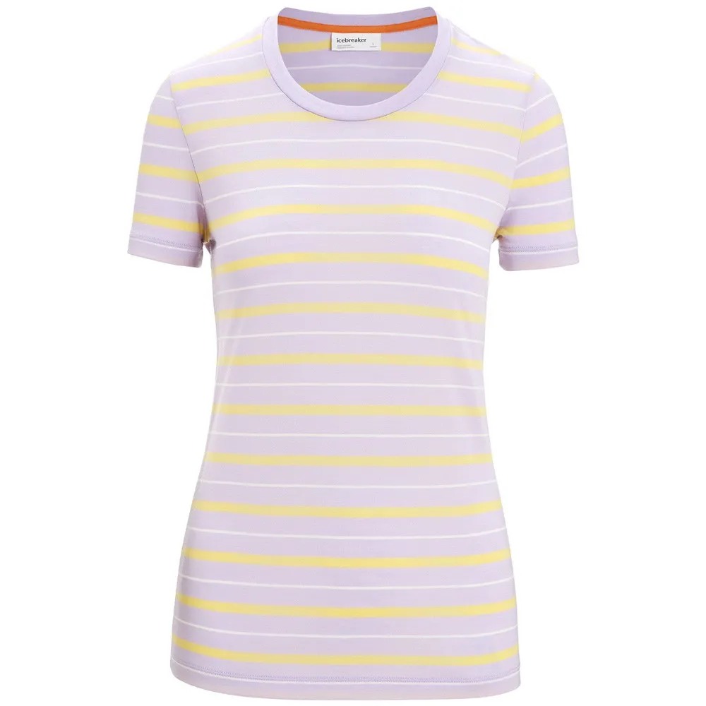 Icebreaker Merino 125 Cool Lite Wave Stripe Kortarmet T-skjorte