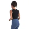 Icebreaker Merino 125 Zoneknit™ Energy Wind Cropped Ermeløs Baselag