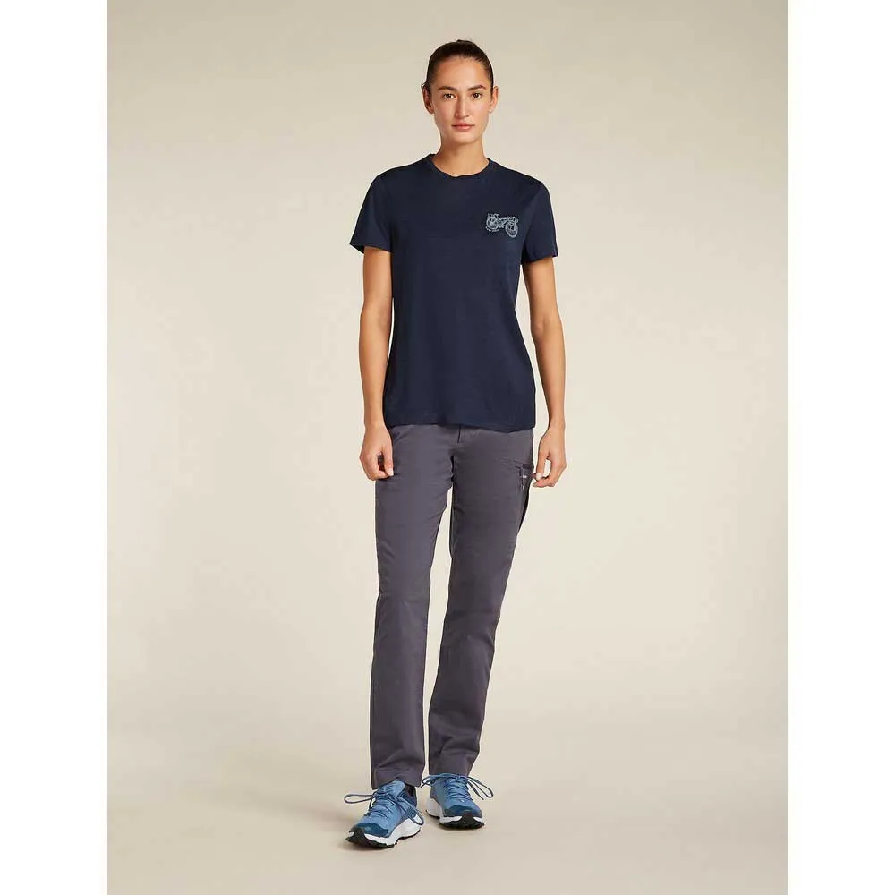 Icebreaker Merino 150 Tech Lite Catch Me Outs Kortarmet T-skjorte