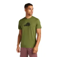 Icebreaker Merino 150 Tech Lite Cosy Camper Kortarmet T-skjorte Icebreaker Merino 150 Tech Lite Cosy Camper Kortarmet T-skjorte